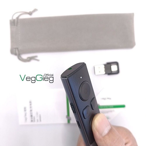 Bút trình chiếu cảm biến laser xanh VegGieg V-LP001 Điều khiển slide đỉnh cao cho thuyết trình